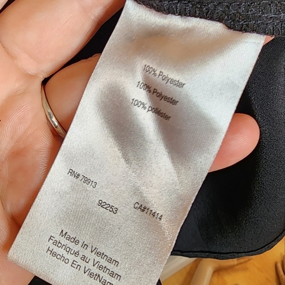 Motherhood maternity black roll tab button front shirt dress.  Size large. - Picture 15 of 16